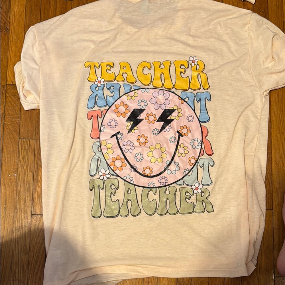 Teacher Tshirt Size Large